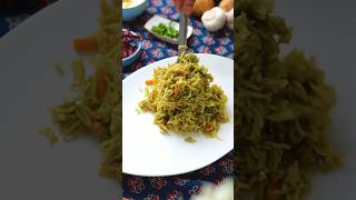 ONE POT HARIYALI PULAO arunavijay recipe easyrecipe onepot pulao [upl. by Suhpoelc]