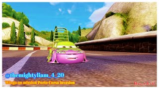 Cars 2 The Video Game  Wingo  Mission Mode  Porto Corsa Invasion [upl. by Josefa997]