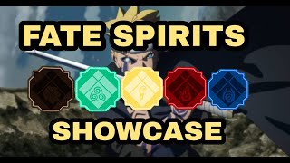 ALL FATE SPIRIT SHOWCASE IN SHINDO LIFE Ember Dunes Haze Nimbus ObeliskRoblox [upl. by Bibi672]