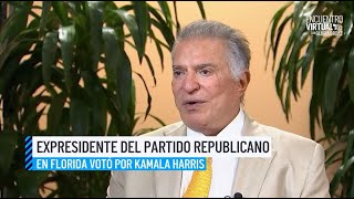 Encuentro Virtual Expresidente de Partido Republicano en Florida explica su voto por Kamala Harris [upl. by Hannala82]