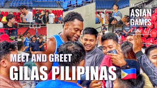 Gilas Pilipinas Meet And Greet At PhilSports Arena  Hangzhou Asian Games Training Day of Gilas [upl. by Gustie763]