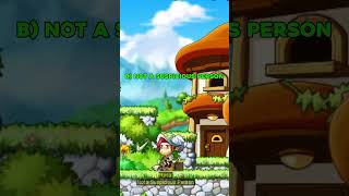 maplestory quiz time maplestory shorts [upl. by Sitrik]