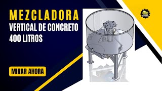 Mezcladora Vertical de 400 Litros  Vertical Mixer 400 l [upl. by Ecidnarb355]