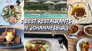 5 BEST Restaurants in Johannesburg Hotel Restaurants with a view in Joburg South African YouTuber [upl. by Jenn]