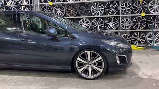 Peugeot 308 nas 20” com pneus 22530R20 [upl. by Adena659]