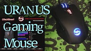 Is It Any Good New UtechSmart Uranus MMOFPS Gaming Mouse Unboxing and Review [upl. by Juni]