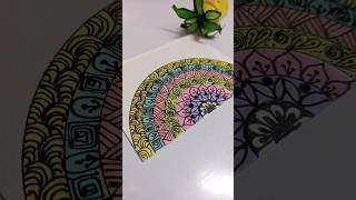 Mandala art  How to do mandala art  shorts shortvideoshortfeed youtubeshorts mandala [upl. by Telfer732]