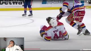 JuJuReacts To NHL Biggest Hits  Part 1 nhl [upl. by Lekym]