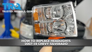 How to Replace Headlights 200714 Chevy Silverado [upl. by Dnalyk]