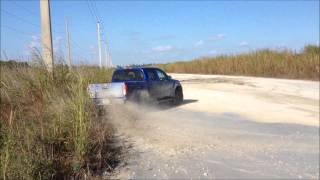 Nissan Frontier V6 offroad powerslide drift [upl. by Steffy]