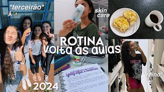 rotina volta às aulas🖇️  último ano da escola [upl. by Rodrique]