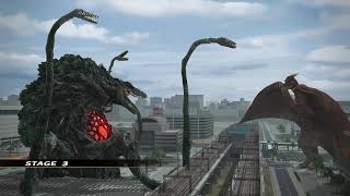 GODZILLA PS4  Biollante vs everyone [upl. by Ahsirk]