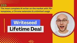 Writeseed Lifetime Deal I Create SEO optimized content for your blog website amp more 10x faster [upl. by Meerek]