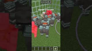 5 ravagers vs 1 iron golem minecraft shorts trending viral [upl. by Assertal]