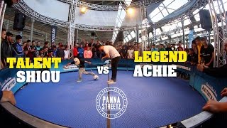 Japanese street talent Shiou challenges legend Achie Tarhouchi [upl. by Simaj]