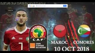 Maroc vs Comores Live 19H00 GMT1 [upl. by Maxfield620]