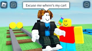 Roblox Cart Ride  Funny Moments  Dumb edits Admin 4 [upl. by Margie68]