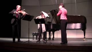 Quincy Porter Little Trio for flute violin and viola [upl. by Farkas]