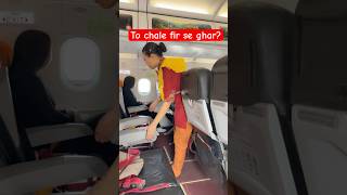 Sch mein cabin crew hone k bhot faide hai airindiaexpresscrew minivlog delhitohome againhome [upl. by Hanfurd]