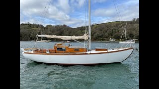 Buchanan East Anglian Sloop Aracen  Classic wooden sailing yacht for sale [upl. by Brad]