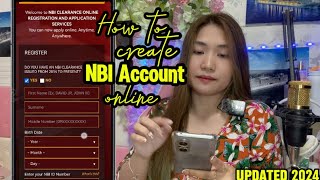 Paano gumawa ng NBI Account online  NBI Clearance 2024 [upl. by Anowahs]