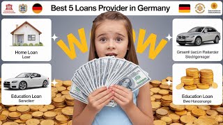 Top 5 Loans Provider Sites In Germany 🇩🇪  How To Get Loan With Poor Credit Score  How Tp Get Loans [upl. by Llemert]