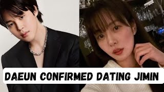 Daeun Confirmed Dating Jimin 😱 Daeun Hint With A Instagram Post 😱 Armys Reactions After Knowing [upl. by Spindell]