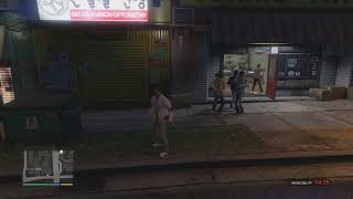 GTA V triads kills AmmuNation employees and cops [upl. by Ginevra]