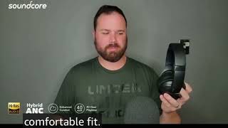 Soundcore Anker Life Q20 Hybrid Active Noise Cancelling Headphones [upl. by Einwat]