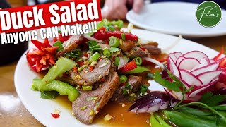 Spicy Duck Salad  So EASY Anyone Can Make It EVEN YOU [upl. by Kosse535]