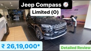 New 2024 Jeep Compass 🧭 Limited O 20L Diesel ⛽ Review [upl. by Leirad]