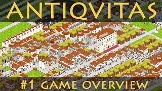 ANTIQUITAS  1 Game Overview  Roman Style Building Game [upl. by Katinka]