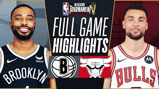 NETS at BULLS  NBA INSEASON TOURNAMENT 🏆  FULL GAME HIGHLIGHTS  November 3 2023 [upl. by Warrick]