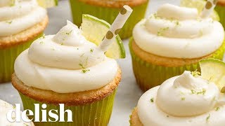 Margarita Cupcakes  Delish [upl. by Ettenahs955]