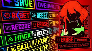 Undertale Buttons Ranking  Reset Erase Overwrite [upl. by Tema875]