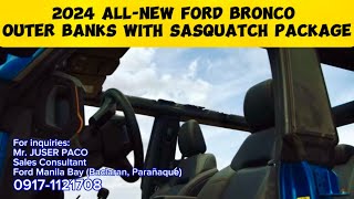 2024 Ford Bronco Outer Banks with Sasquatch Package  ALL NEW Ford Bronco Review [upl. by Yenaffit]