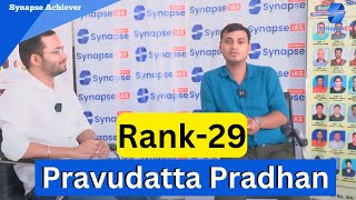 Rank29Pravudatta Pradhan SynapseIAS Mains Test Series And Interview Program Student [upl. by Ademla593]