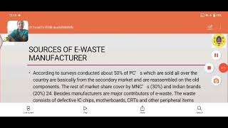 EWaste Management  Department of Information Technology III Year [upl. by Ennire833]