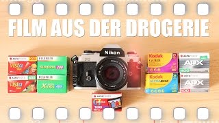 Analog Film aus dem Drogeriemarkt  was gibt es in DM Rossmann und Müller 🎞 Flanell Kameras [upl. by Lema]