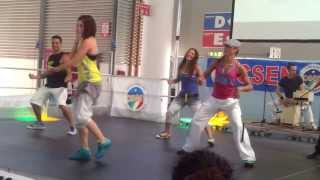 Loretta Bates Stephanie Masceri Richard Gormley and Gabriella Oieni  Merengue  Zumba Fitness [upl. by Kcerred535]