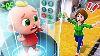 Be Careful in the Elevator Song  Dont Jump in Elevators  Funny Kids Songs amp More Nursery Rhymes [upl. by Rafat21]