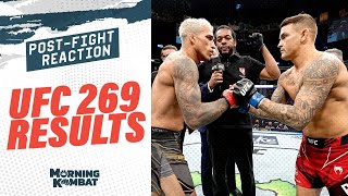 UFC 269 Results Charles Oliveira vs Dustin Poirier  UFC 269 PostFight Show  MORNING KOMBAT [upl. by Lelia]