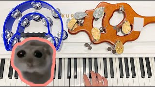 Playing Sad Hamster Meme on Cool instruments [upl. by Otrebtuc]