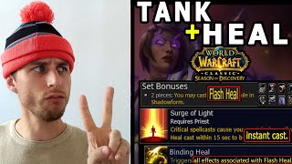 Warcraft Priest  Heal amp Tank at the same time  Caperfin [upl. by Woehick]