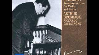 Schubert Grand Duo in A for Violin and Piano Grumiaux Castagnone [upl. by Neville979]