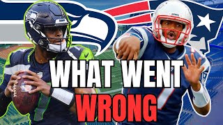 Patriots vs Seahawks Week 2 Breakdown  No Passing Offense [upl. by Dranoel134]