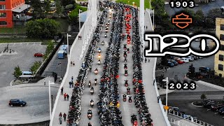 HarleyDavidson 120th Anniversary in Milwaukee [upl. by Yesac]