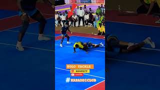 Solo tackle 🥰🥰ytshorts viralvideo viralreels tranding kabaddi solo [upl. by Tavi485]