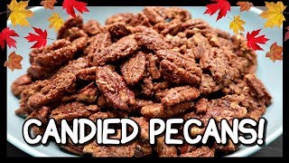 How To Make Candied Pecans 📍 How To With Kristin [upl. by Kitrak680]