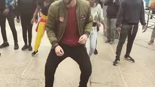 White Man Masters The African Dance Fire 🔥🔥🔥🔥 [upl. by Hey]